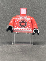 IMP Dark Red Ugly Sweater Torso