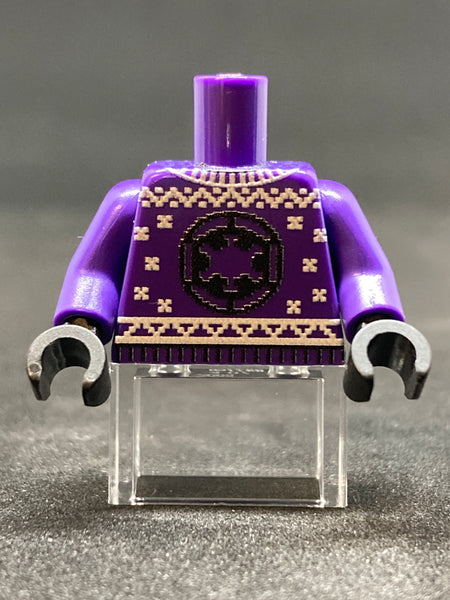 IMP Dark Purple Ugly Sweater Torso