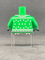 IMP Bright Green Ugly Sweater Torso